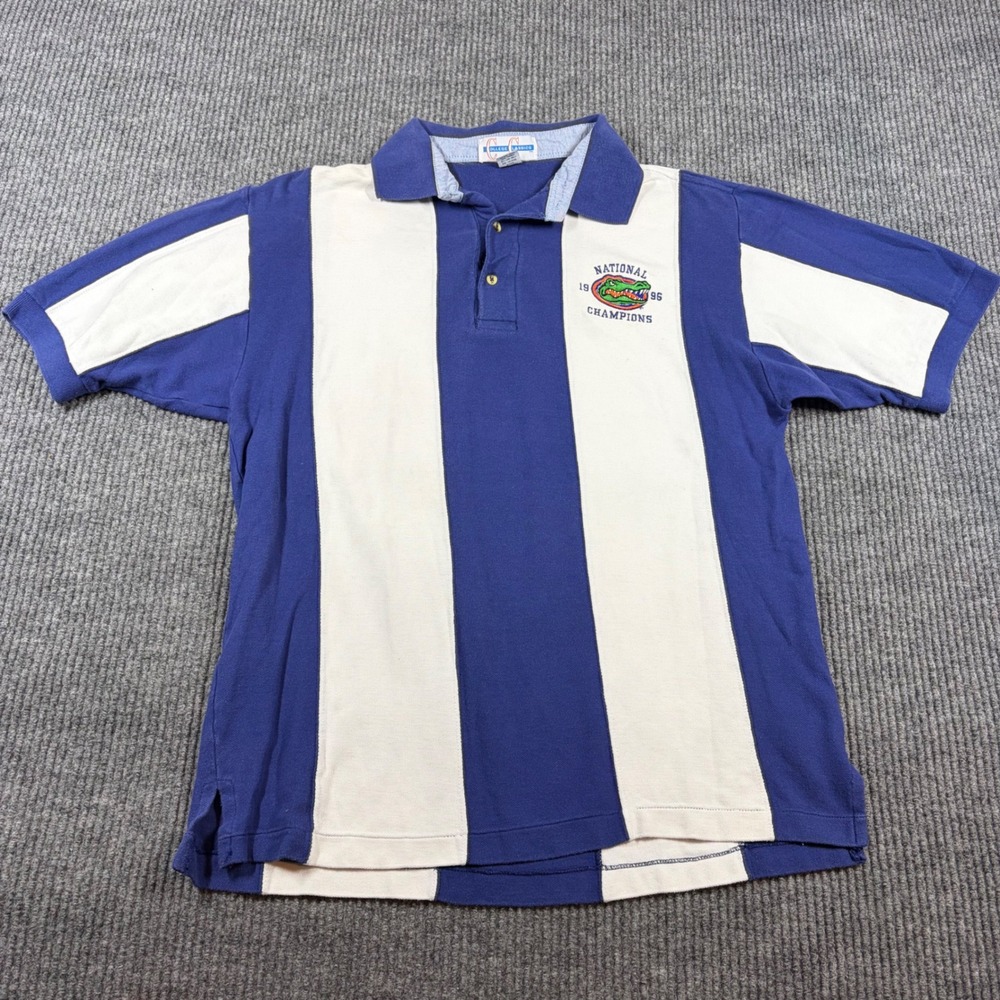 College Classics Shirt Men's am Florida Gators 1996 National Champions Polo Blue